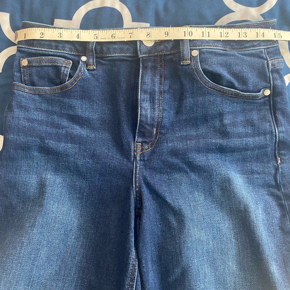 Quince Dark Blue Wide Leg Jeans - Picture 7 of 7